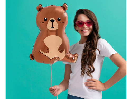 Balon foliowy Niedźwiadek - 50x40 cm - 1 szt.