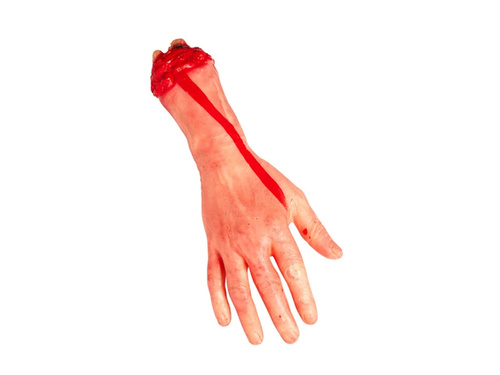 Odcięta zakrwawiona dłoń - 1 szt.
