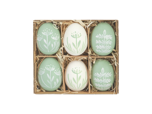 Dekoracja wisząca pisanki - 6 szt.