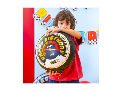 Balon foliowy Happy Birthday - 45 cm - 1 szt.