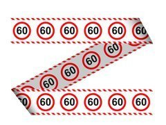 Baner taśma Znak zakazu 60tka - 15 m - 1 szt.