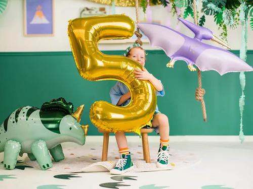 Balon foliowy Pterodaktyl fioletowy - 115 x 53 cm - 1 szt.