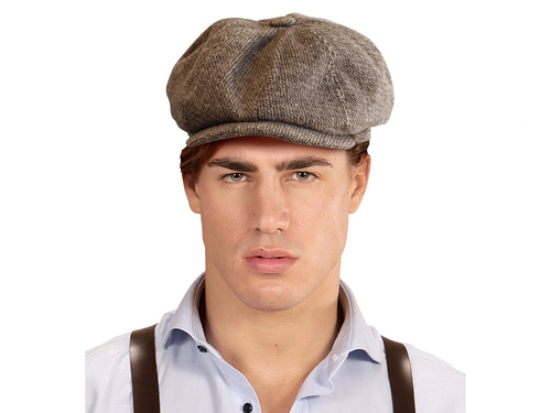 Brązowy beret angielski - 1 szt.