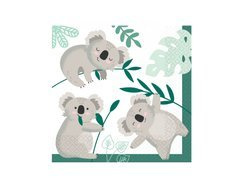 Serwetki urodzinowe Koala - 33 cm - 16 szt.