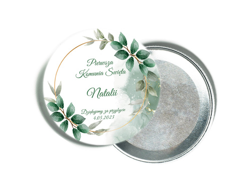 Personalizowane podziękowanie z magnesem na I Komunię Świętą - 12 szt.