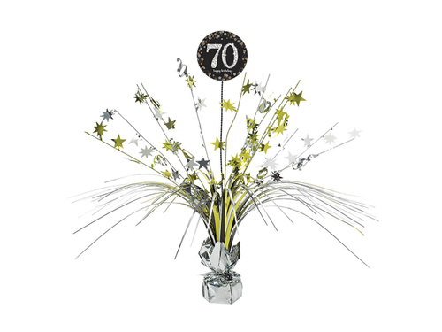 Dekoracja stołu na 70-tkę - 45,7 cm - 1 szt.