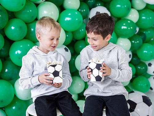 Pudełka na popcorn Piłka Nożna - 6 szt.