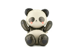 Balon foliowy stojący Miś Panda - 68x72 cm - 1 szt.