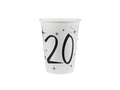 Kubeczki papierowe na dwudzieste urodziny 20tka - 10 szt.
