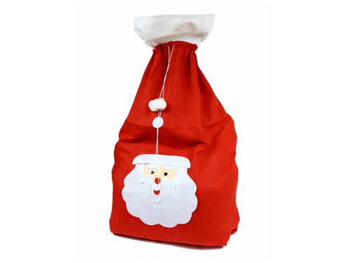 Mega worek Mikołaja na prezenty - 70 x 100 cm