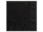 Serwetki czarne - 25 cm - 20 szt.