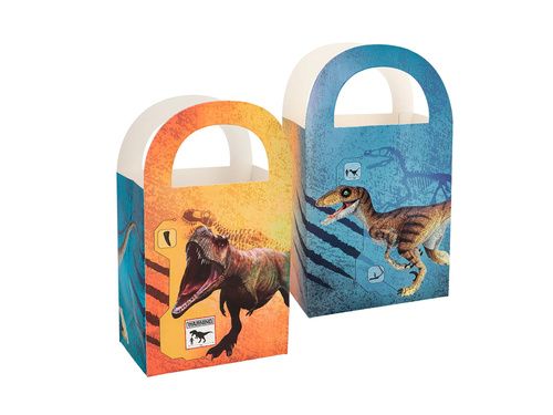 Torebki papierowe Dinozaury T-Rex - 4 szt.