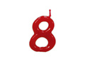 Świeczka cyferka 8 - 1 szt.