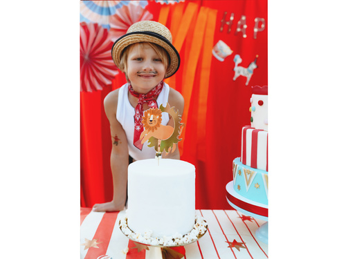 Topper na tort Lew - 1 szt.