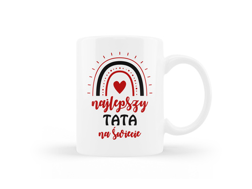 Kubek personalizowany na dzień ojca z imieniem - 330ml