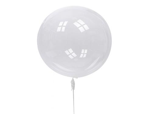 Balon kula przezroczysty - 40 cm - 1 szt.