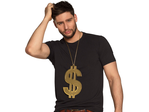 Naszyjnik Dolar XXL - 24 cm - 1 szt.