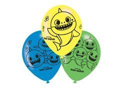 Balony lateksowe Baby Shark - 27,5 cm - 6 szt