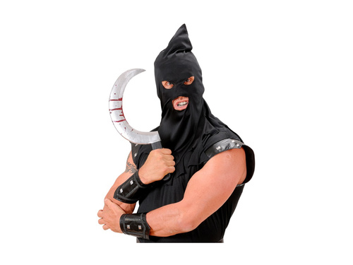 Zakrwawiony plastikowy sierp - 45,5 cm