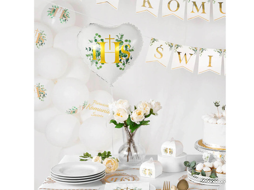 Zestaw balonów na Pierwszą Komunię Świętą - 7 szt.