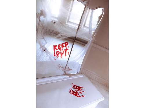 Naklejki żelowe Zakrwawione Dłonie - 1 komplet