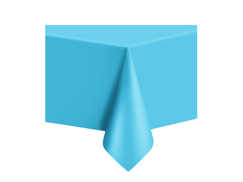 Obrus foliowy niebieski - 137 x 274 cm - 1 szt.