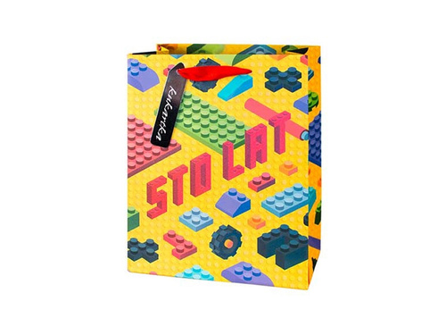 Torebka prezentowa Klocki - mała - 1 szt.