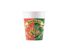 Kubeczki papierowe Harry Potter - 200 ml - 8 szt.
