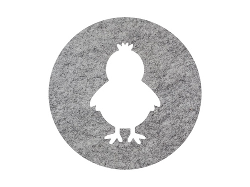 Podstawka pod kubek - Kurczaczek - 10 cm - 4 szt.