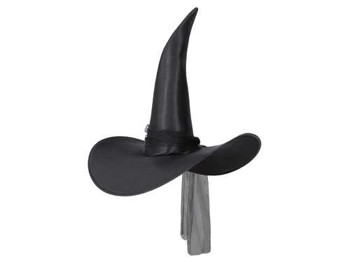 Kapelusz czarownicy na Halloween - 60 cm - 1 szt.