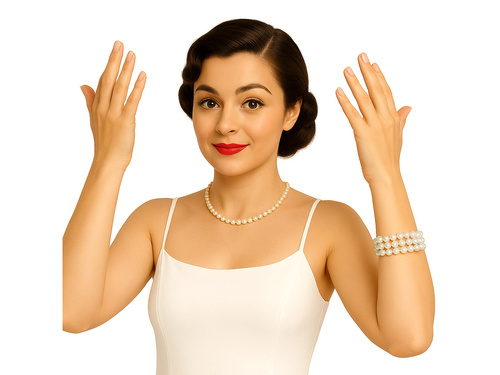 Bransoletka z pereł - 1 szt.