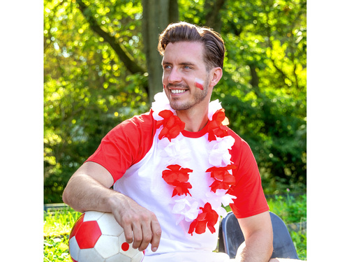 Sztyft do malowania twarzy Biało-czerwoni - 1 komplet