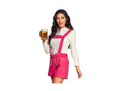 Lederhosen Erika różowe
