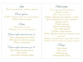 Weselne menu - 4 szt.