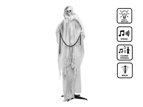 Dekoracja stojąca Duch w łańcuchach - 190 cm - 1 szt.
