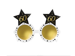 Okulary Gwiazdki na 60 urodziny - 1 szt.