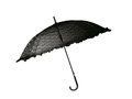 Parasol czarny koronkowy - 70 cm - 1 szt.