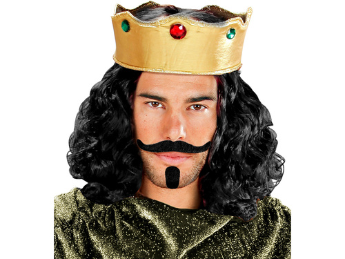 Czarne wąsy i broda Muszkieter - 1 szt.