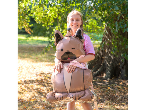 Balon foliowy stojący Pies Buldog- 60x98 cm - 1 szt.