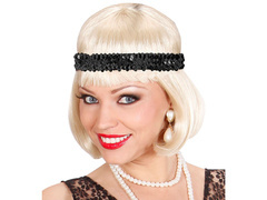 Opaska Retro czarna - 1 szt.