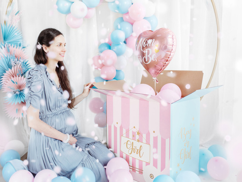 Balony pastelowe różowe - 12 cm - 100 szt.