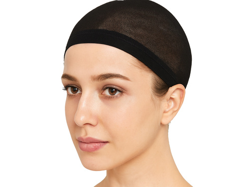 Czarny czepek pod peruki - 2 szt.