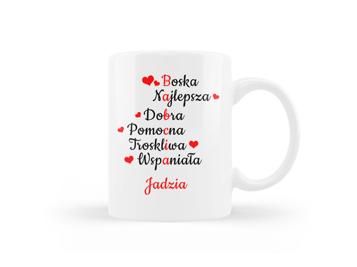 Kubek personalizowany na dzień babci - 330ml