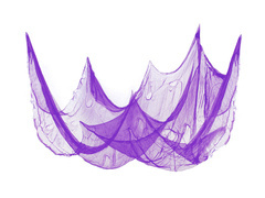 Fioletowa siatka na Halloween - 210 x 300 cm - 1 szt.