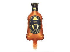 Balon foliowy Butelka Whisky - 27 x 12 cm - 1 szt.