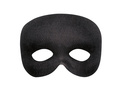 Maska karnawałowa wenecka czarna - 1 szt.