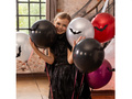 Balony lateksowe na Halloween z nietoperzami DIY - 30 cm - 6 szt.