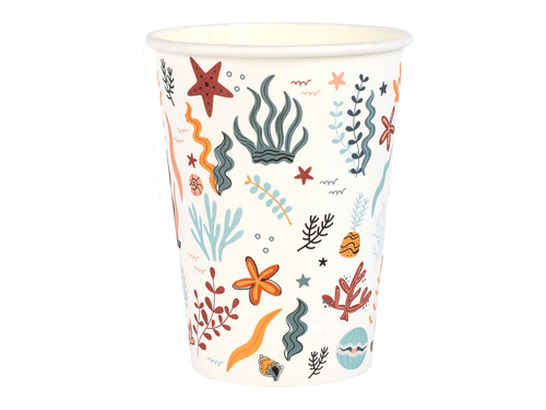 Kubeczki papierowe Mały Marynarz - 270 ml - 10 szt.