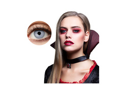 Soczewki kontaktowe Wampir - 3-miesięczne