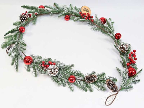 Girlanda bożonarodzeniowa z szyszkami - 200 cm